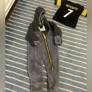 EUC the northface fleece bodysuit